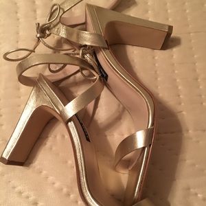 Nine West Metallic Sandals
